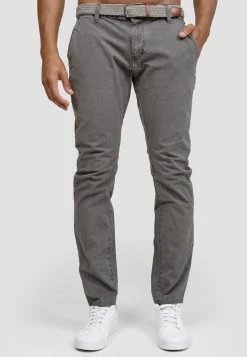 Meilleure vente ⌛ INDICODE JEANS Chino - Grey 😍