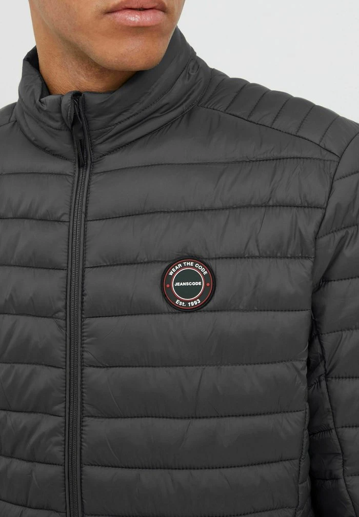 Bon marché 🥰 INDICODE JEANS IDDAVITH - Veste Mi-saison - Dark Grey 🥰 – Image 4