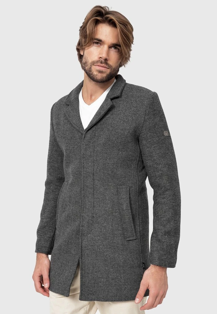Grosses soldes 🎉 INDICODE JEANS Manteau Court - Grey Mix 🎉 – Image 2