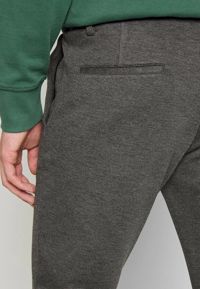 Budget đ INDICODE JEANS EBERLEIN WITH ROLLED UP - Pantalon Classique - Charcoal Mix đ â Image 5