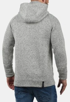 Acheter 🔥 INDICODE 👏 JEANS IDCHILLINGWORTH - Sweat à Capuche Zippé - Light Gray ✨