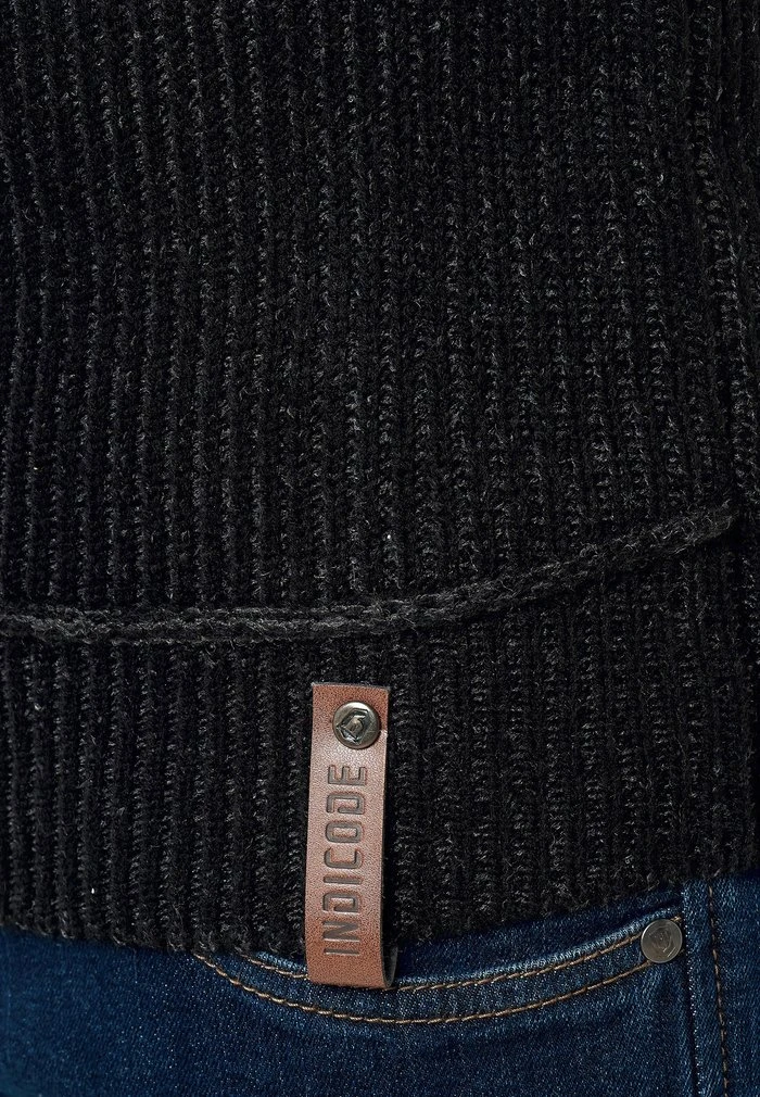 Nouveau 🔔 INDICODE JEANS KESHAWN - Pullover - Schwarz 😉 – Image 7