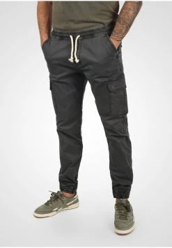 Bon marché 🔥 INDICODE JEANS IDABBAL - Pantalon Cargo - Dark Grey 🎉