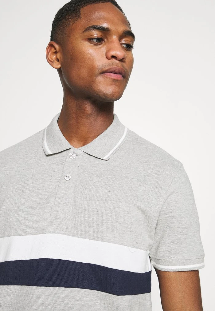 De gros ⌛ INDICODE 🎁 JEANS SCOTT - Polo - Light Grey 🤩 – Image 4