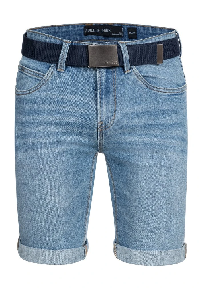 Meilleur prix 👏 INDICODE JEANS CUBA CADEN - Short En Jean - Blue 🧨 – Image 6