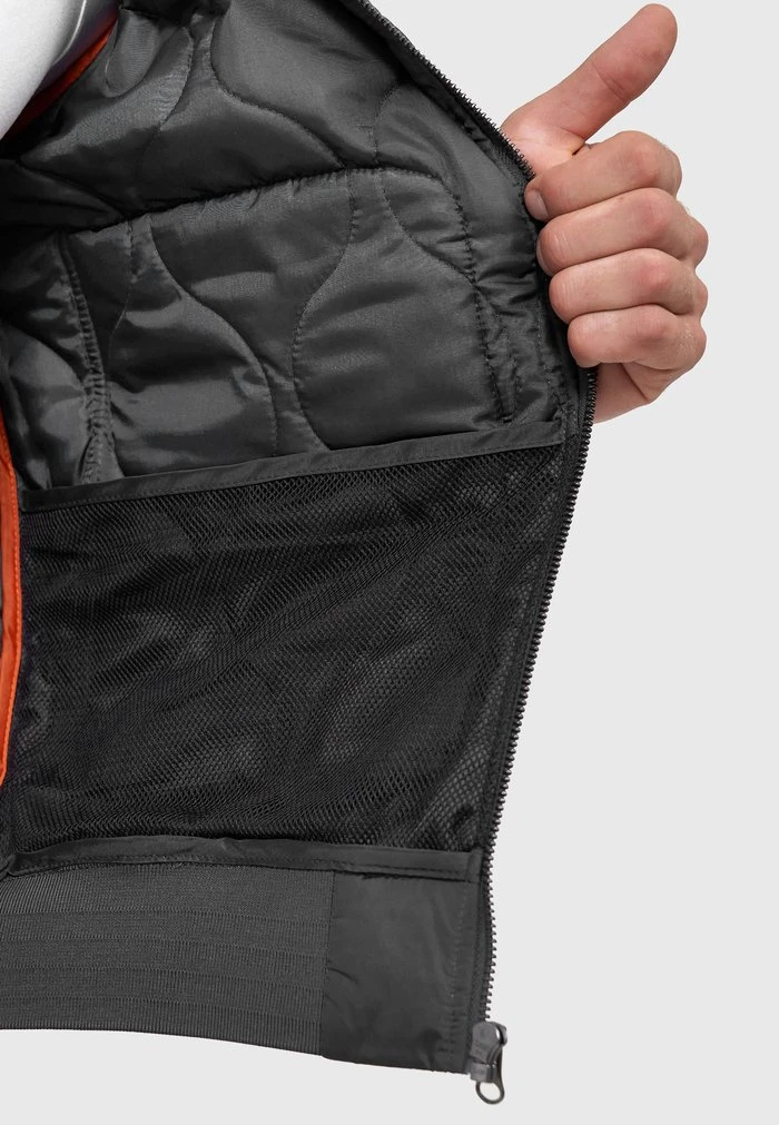 Meilleure affaire ✔️ INDICODE JEANS HICKMAN - Blouson Bomber - Raven 😀 – Image 4