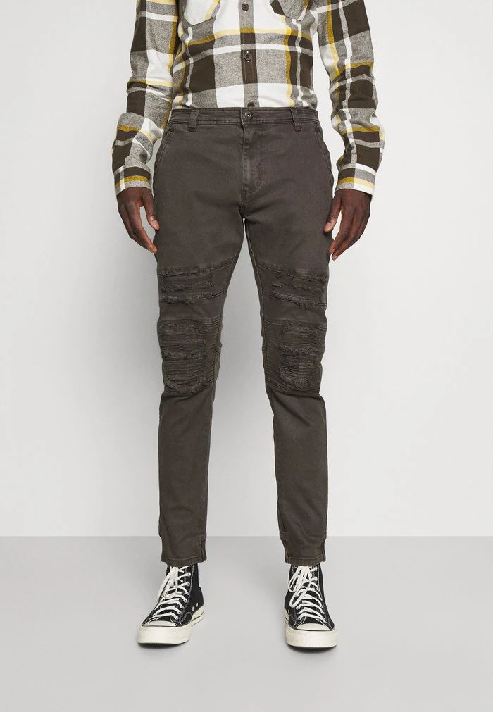 Vente flash ⌛ INDICODE 👍 JEANS WEAVER - Jean Slim - Raven 🤩