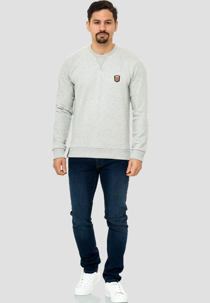 Tout neuf 🧨 INDICODE JEANS BEECHEN - Sweatshirt - Grey 🎉 – Image 2