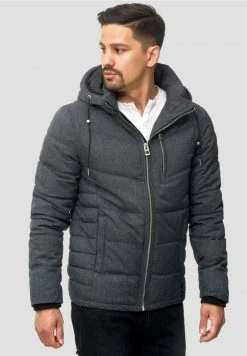 Bon marché ✔️ INDICODE JEANS CIRCUS - Veste D'hiver - Black 🥰