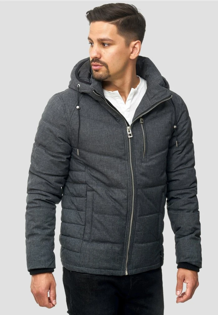 Bon marché ✔️ INDICODE JEANS CIRCUS - Veste D'hiver - Black 🥰