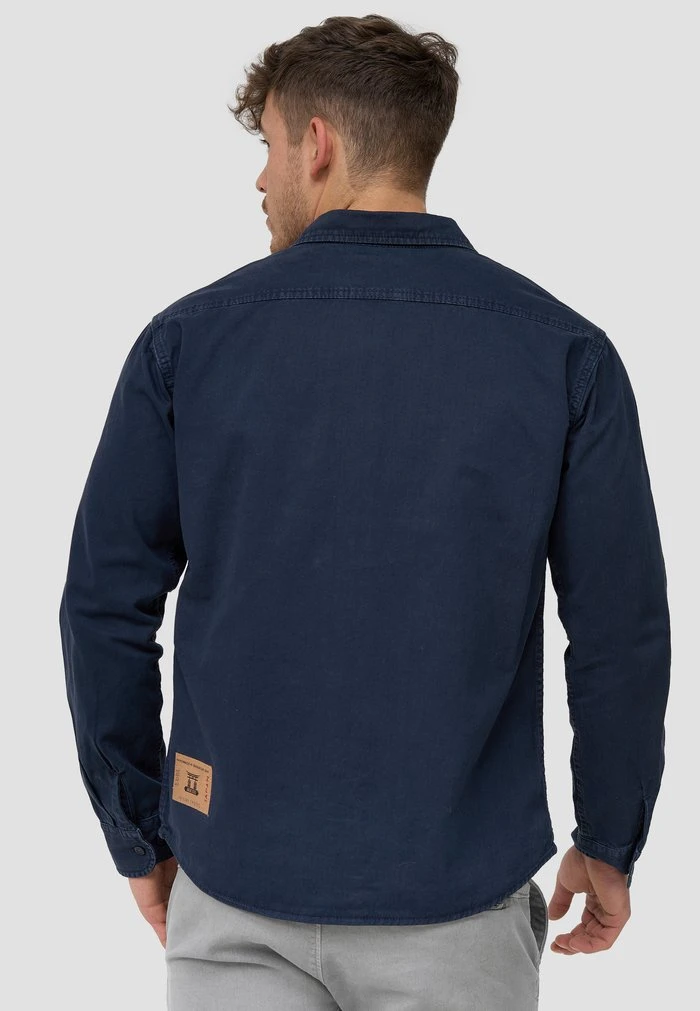 De gros ✔️ INDICODE ⌛ JEANS LANGARM - Chemise - Navy ⌛ – Image 3