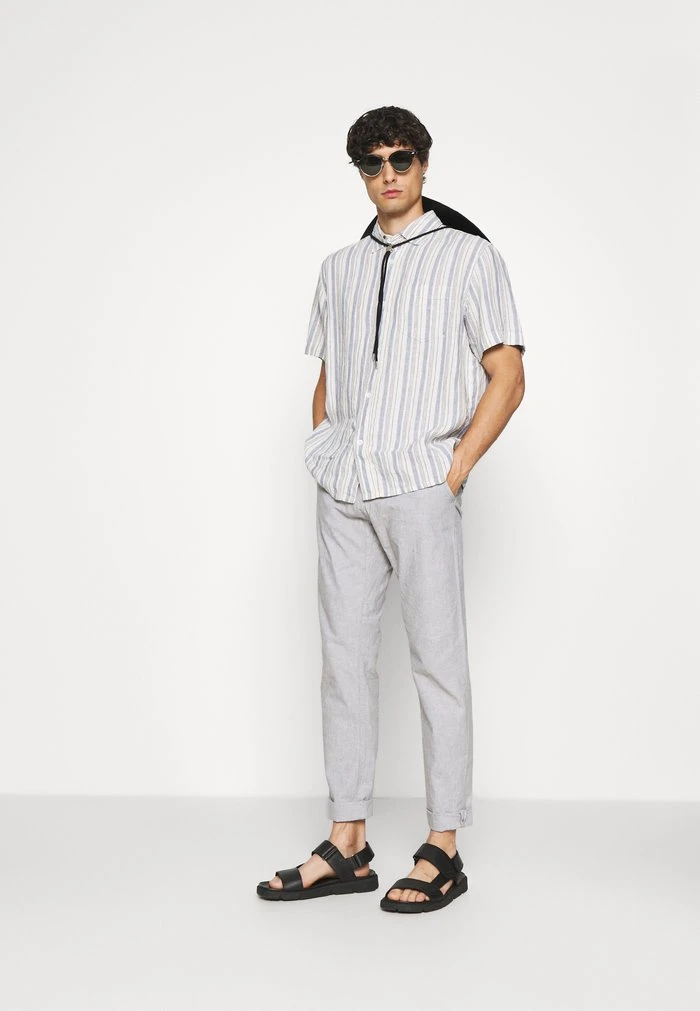 Sortie đ INDICODE JEANS GALLEGOS - Pantalon Classique - Grey â€ïž â Image 2