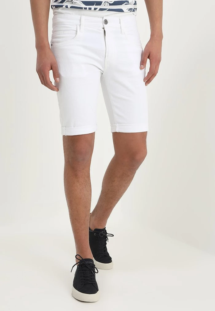De gros đ INDICODE âš JEANS KADEN - Short En Jean - Offwhite â