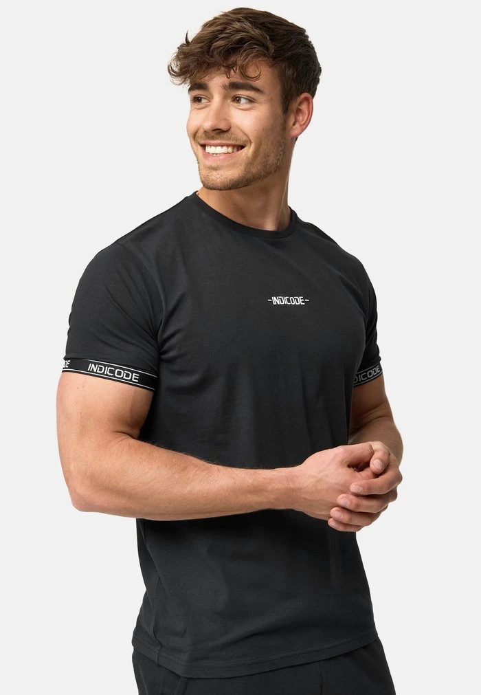 Grosses soldes 🧨 INDICODE JEANS LUTZY - T-shirt Imprimé - Black 😉 – Image 3