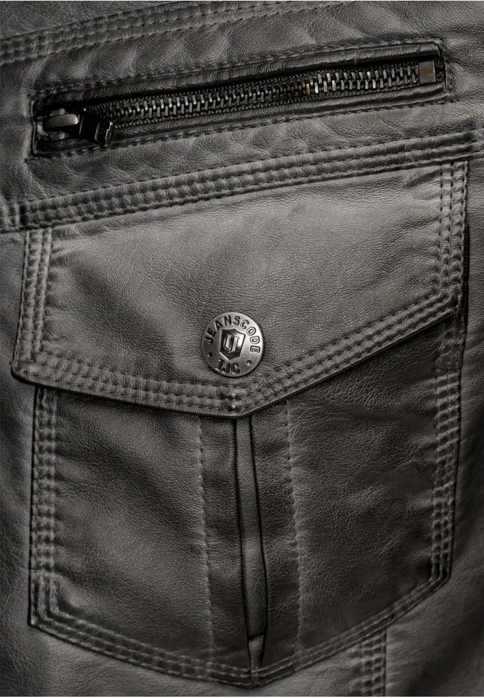 Top 10 ✨ INDICODE JEANS INCO - Veste En Similicuir - Grau 👍 – Image 4