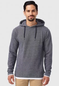 De gros â€ïž INDICODE JEANS LONGIS - Sweat à Capuche - Navy đ