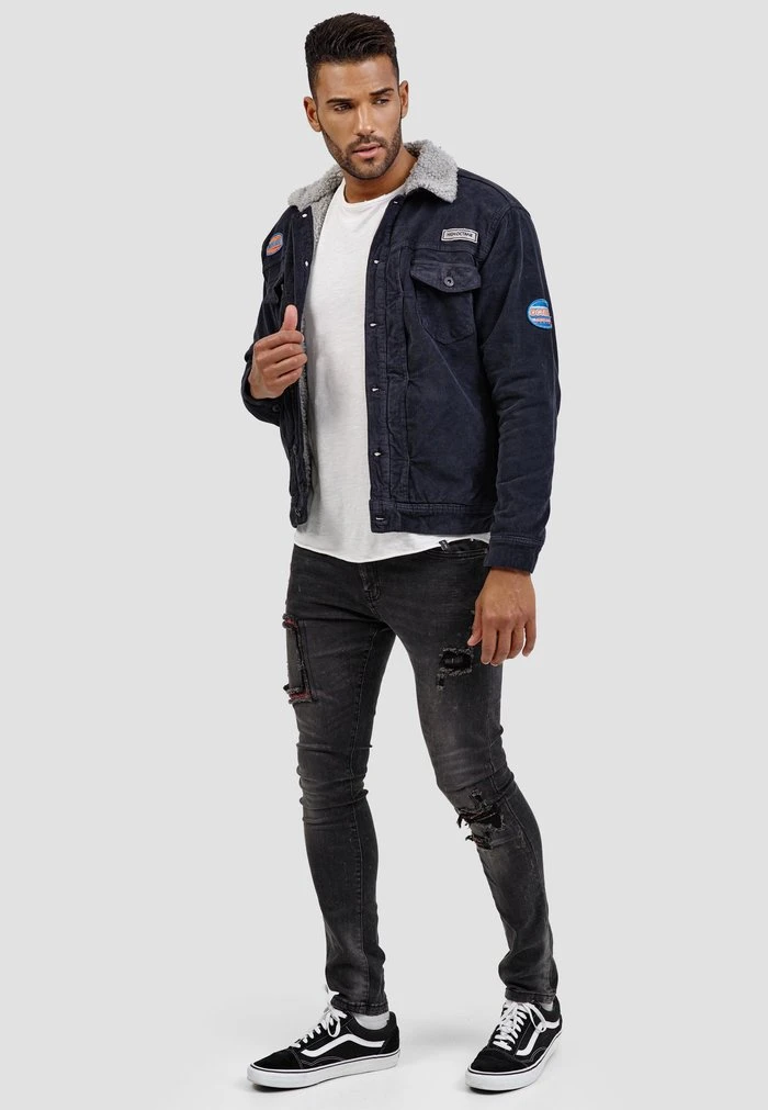 Coupon 🧨 INDICODE JEANS BEARD - Veste En Jean - Black 🛒 – Image 2
