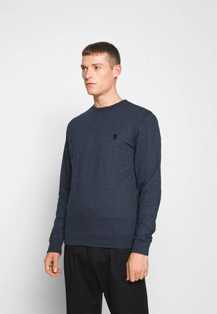 Remise ⭐ INDICODE 😀 JEANS EBACH 2 PACK - Sweatshirt - Navy/light Grey 👍 – Image 4