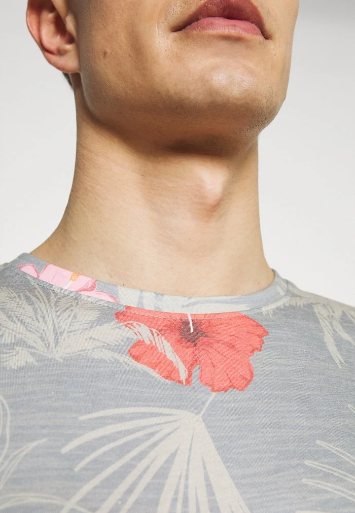 Le moins cher 🥰 INDICODE 😍 JEANS CADIZ BRILIANT - T-shirt Imprimé - Light Grey ✨ – Image 5