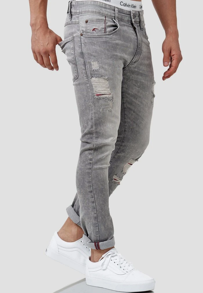 Nouveau đ INDICODE JEANS RALPH - â JEANS Skinny - Vintage Grey â€ïž â Image 4
