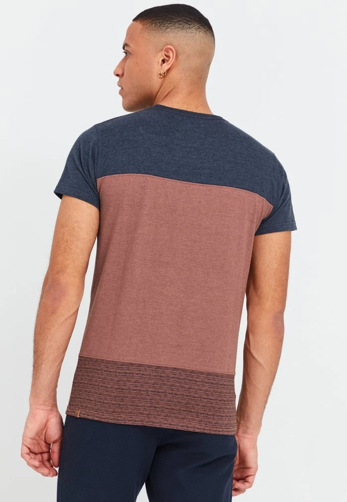 Vente flash 🎉 INDICODE 🥰 JEANS IDREMMOND - T-shirt Basique - Rootbeer ⌛ – Image 3