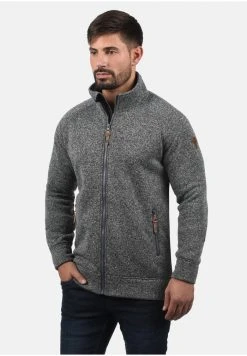 De gros â€ïž INDICODE đ JEANS IDLUKIN - Sweat à Capuche Zippé - Grey Mix đ