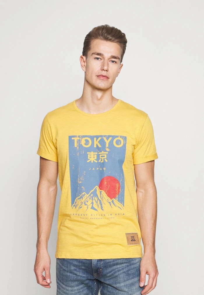 Remise ⌛ INDICODE JEANS WELCH - T-shirt Imprimé - Ceylon 🌟 – Image 3