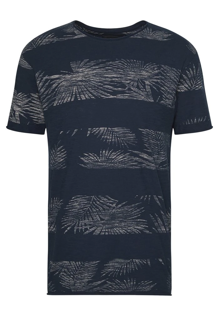 Grosses soldes ⌛ INDICODE 👍 JEANS ALLEN - T-shirt Imprimé - Navy ✔️ – Image 5