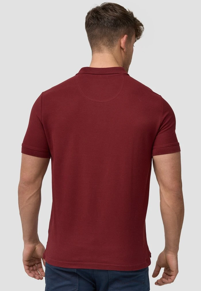 De gros đ INDICODE đ„° JEANS WADIM - Polo - Bordeaux â€ïž â Image 3
