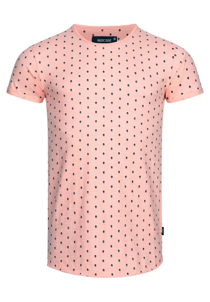 Offres đ INDICODE JEANS BATCHNORD - T-shirt Imprimé - Coral Cloud â
