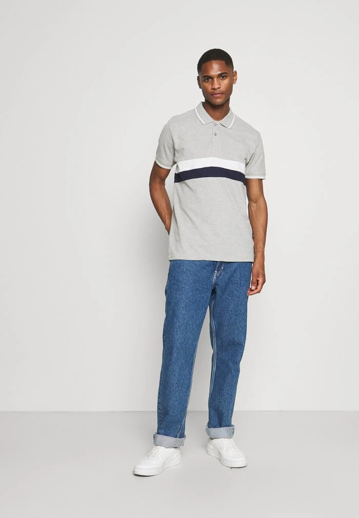 De gros ⌛ INDICODE 🎁 JEANS SCOTT - Polo - Light Grey 🤩 – Image 2