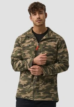 De gros 😍 INDICODE JEANS SIMEON - Blouson - Dired Camouflage ⌛