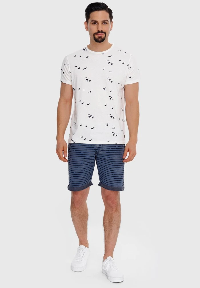 Meilleure affaire ❤️ INDICODE 💯 JEANS MCFARLAND - T-shirt Imprimé - Offwhite 😀 – Image 2