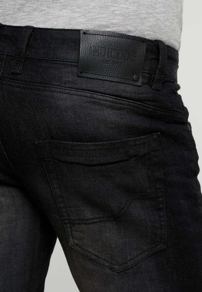 Promo 👏 INDICODE JEANS KADEN HOLES - Short En Jean - Black ✔️ – Image 6