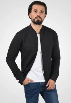 Nouveau 👍 INDICODE ⌛ JEANS IDBRONTE - Sweat à Capuche Zippé - Black ✔️
