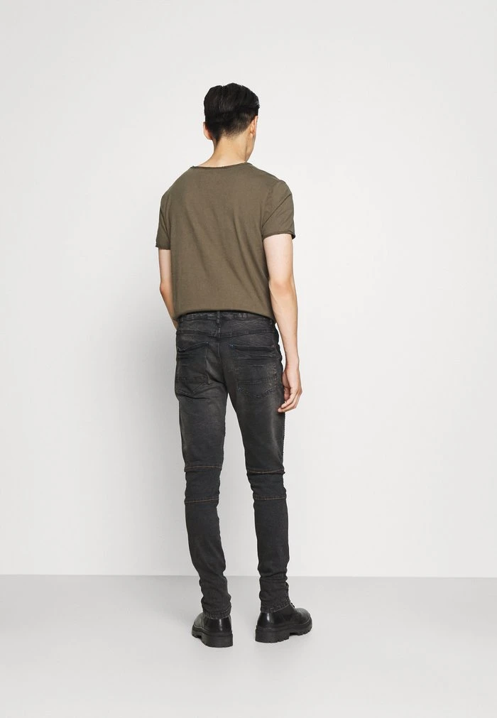 Meilleur prix ⭐ INDICODE JEANS PATTON - JEANS Skinny - Vintage Black ⌛ – Image 3