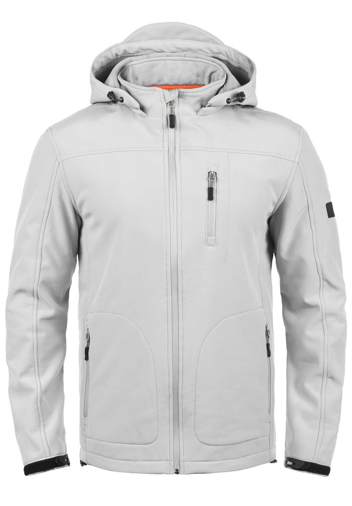 Bon marché ✔️ INDICODE JEANS IDDEEGAN - Veste Mi-saison - Light Grey 🎁 – Image 4