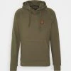 Nouveau ⌛ INDICODE 🛒 JEANS LITCHAM - Sweat à Capuche - Army ✔️