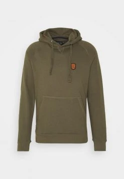 Nouveau ⌛ INDICODE 🛒 JEANS LITCHAM - Sweat à Capuche - Army ✔️