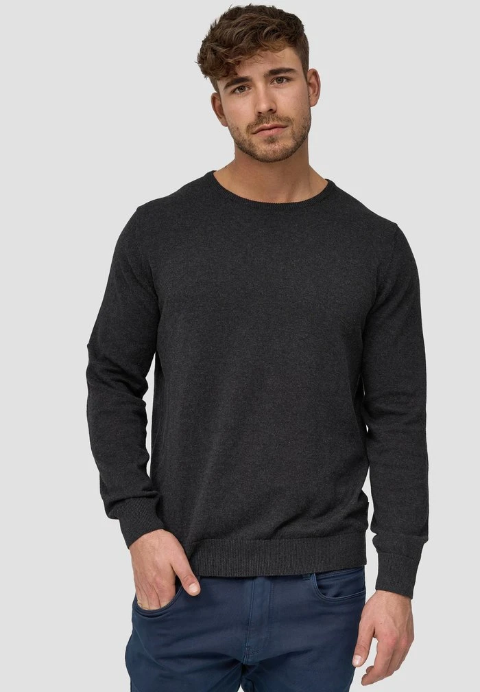 Nouveau đ INDICODE JEANS Sweatshirt - Raven âš â Image 4