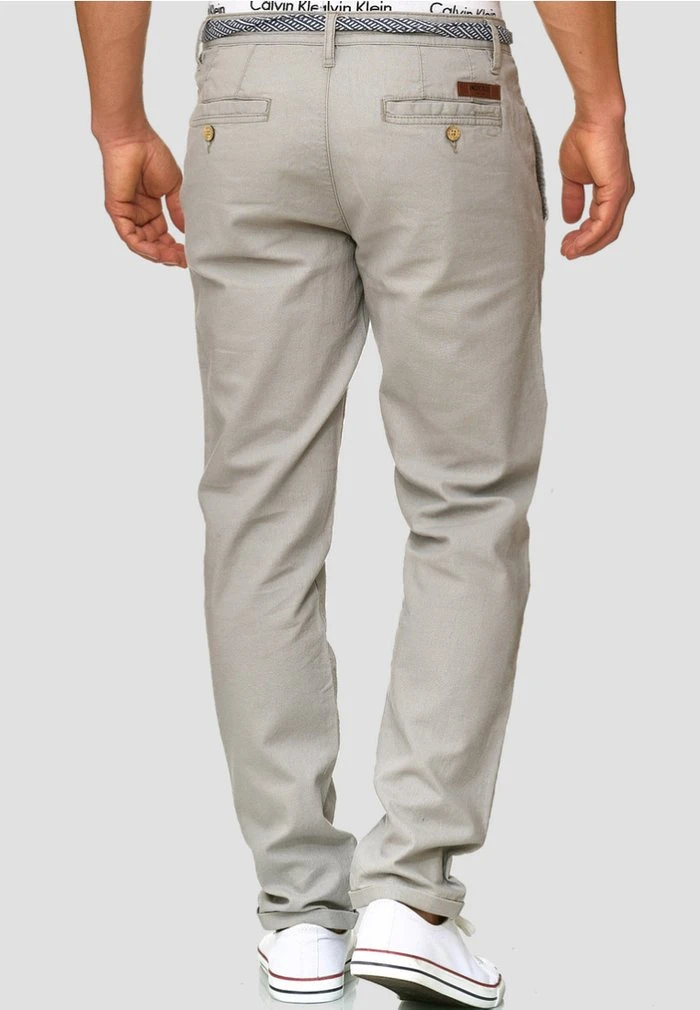 Meilleure affaire ⭐ INDICODE JEANS HAVER - Pantalon Classique - Light Grey ⭐ – Image 3