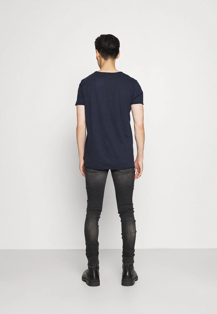 Offres 🛒 INDICODE 😀 JEANS NOVAST - T-shirt Imprimé - Navy ✔️ – Image 3