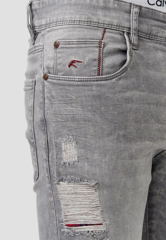 Nouveau đ INDICODE JEANS RALPH - â JEANS Skinny - Vintage Grey â€ïž â Image 5
