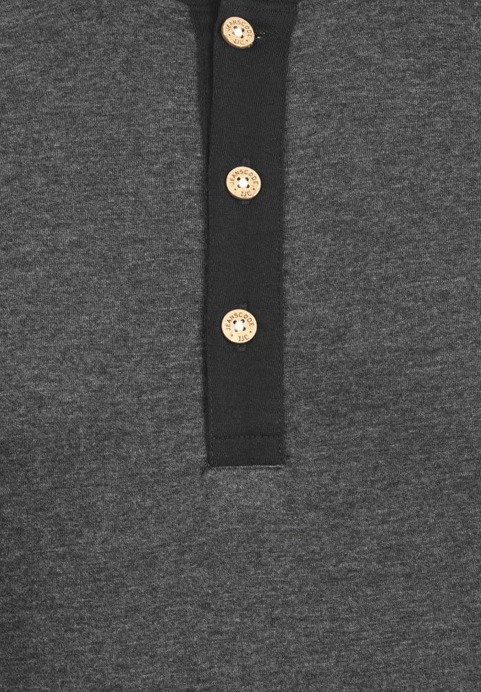 Le moins cher đ INDICODE JEANS IDWINSTON - T-shirt à Manches Longues - Charcoal/black âš â Image 4