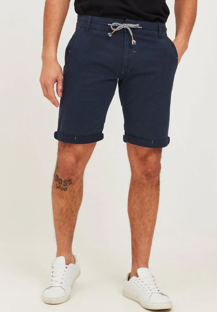 Nouveau ⌛ INDICODE JEANS IDMIKA - Short - Navy 🔔