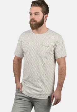 Vente flash 🎉 INDICODE JEANS IDALBIN - T-shirt Imprimé - Beige ⌛