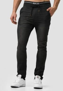 Offres ❤️ INDICODE JEANS ALBAN - Jegging - Black 🛒
