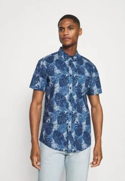 Sortie 😉 INDICODE ❤️ JEANS EACKER - Chemise - Navy ✨