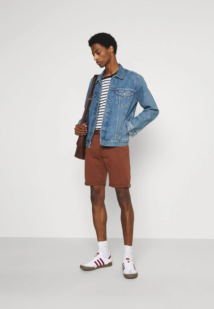 Vente flash ⭐ INDICODE JEANS KAISER CHINO EXCLUSIV - Short - Bootbeer ❤️ – Image 2