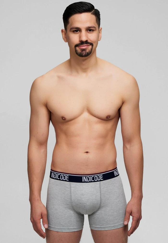 Meilleure vente đ„ INDICODE JEANS 7 PACK JOHNNY - Shorty - Lt Grey Mix đ